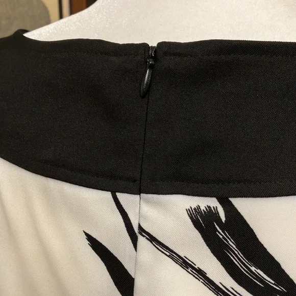 4/$20 AB studios, black and white dress - Picture 5 of 9